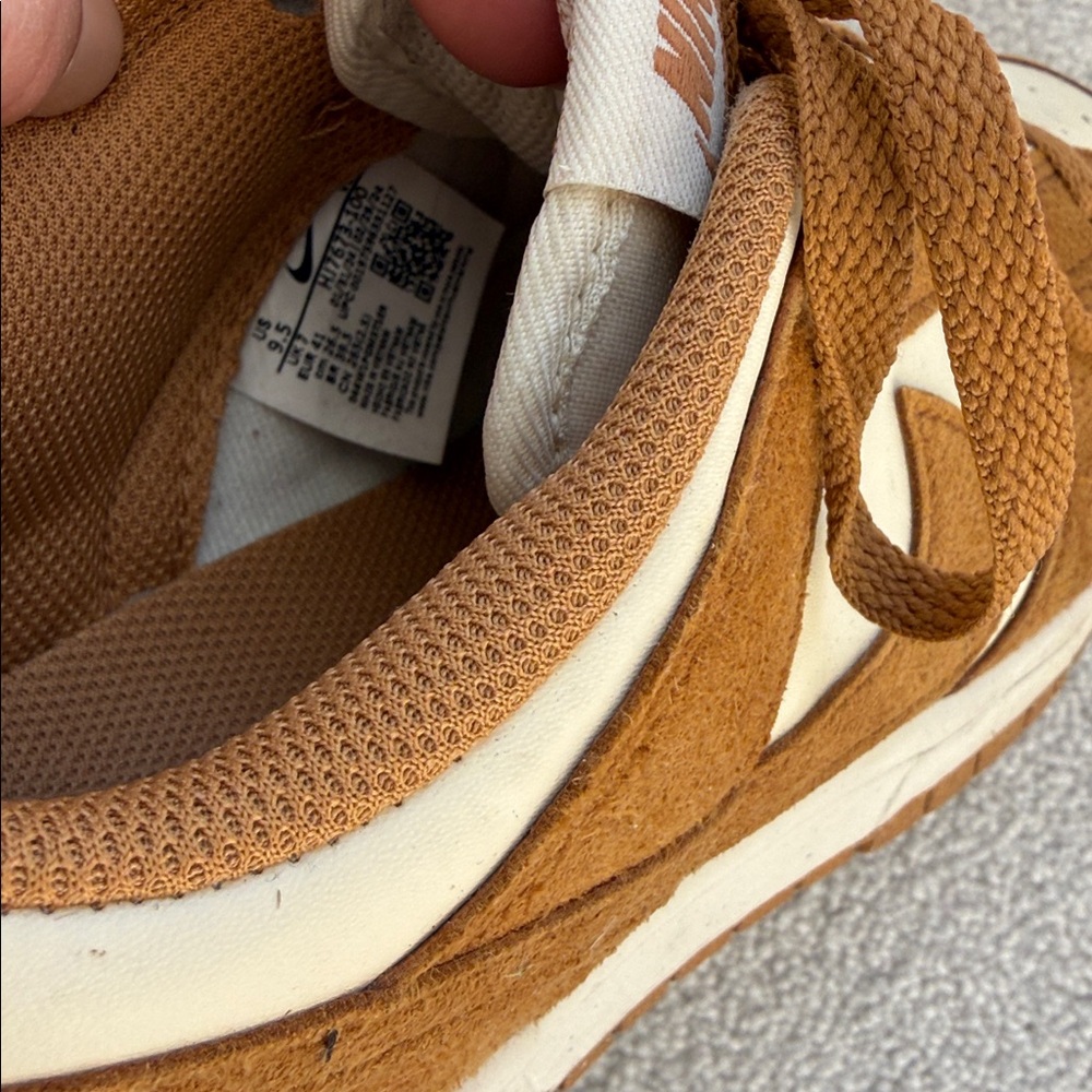 Nike Women’s Dunk Low Suede Sneakers - Picture 5 of 5
